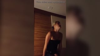 Shy girl agrees to undress for her mate