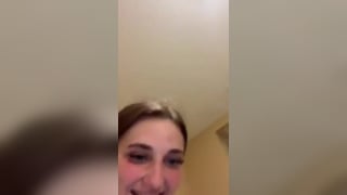 Lesbian teens play around in hotel room