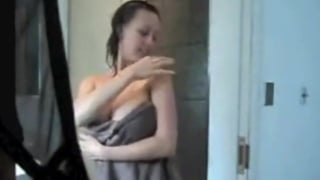 Gigantic tits on girlfriend on display