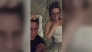 MILF with husband eagerly shows boobs to stream