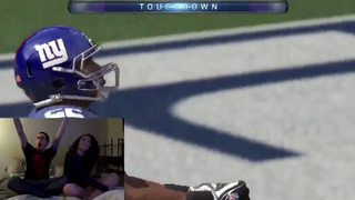 Guy wins at Madden, his girlfriend strips for us