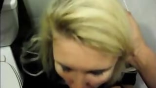 Quick Blowjob in the train stations for 5