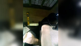 Russian street sexy street babe sucking and fucking in the car