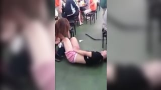 Guy is abused by stripper asian