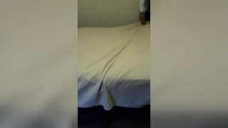 Barebacking with skinny black sexy fuckable babe at the motel