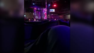 Bareback sex with stripper in the VIP Room