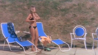 American girl convinces brit girls to skinny dip