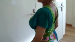 Mom tries on Sexy Outfit for son