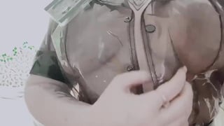Marina Mui See Through Transparent Outfit Topless Video Leaked