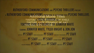 [PsychoThrillersFilms] Torture Rape & Strangle of Jennifer White