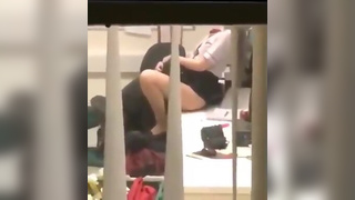 Caught! British Manager Eating Employee Pussy