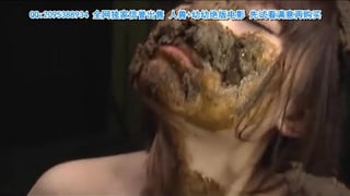 Japanese scat girl smears gags vomits and drinks
