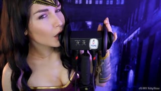 KittyKlaw ASMR Wonder Woman Licking Video Leaked