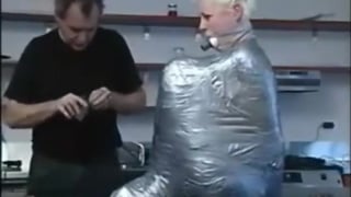 Duct tape mummification