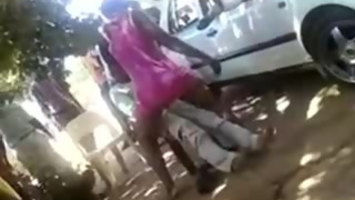 African Horny fuckable babes fucked on the street in broad daylight