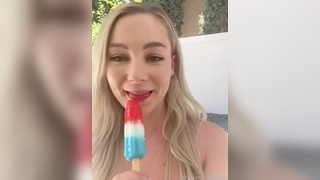 STPeach Popsicle Blowjob Outdoors Video Leaked 2