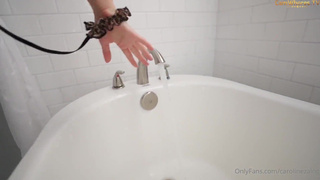Caroline Zalog Nude Bathtub Onlyfans Video Leaked 2