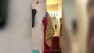 HeidiLeeBocanegra Nude After Shower Video Leaked 2