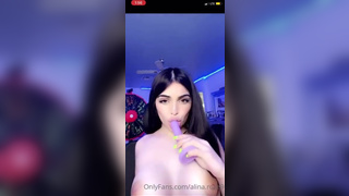 Alina Rose Nude Dildo Sucking Video Leaked 2