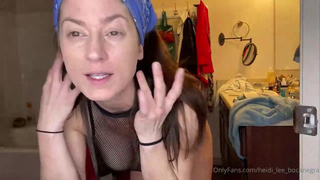 Heidi Lee Bocanegra Black Mesh Bodysuit Nude Video 2
