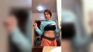 Heidi Lee Bocanegra Nude Try On in Bathroom Video 2