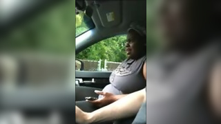 Fucking Chubby in the car for little money