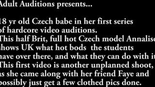 Czech Teen - Our First Cock Sharing Video