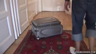 Suitcase Bitch Raped, Degraded and Roughed Up