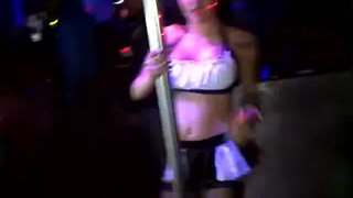 Latina stripper sexy ass in nightclub