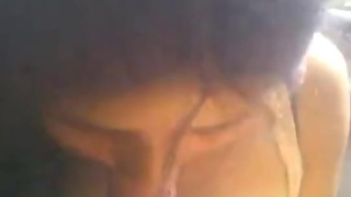 sexy gf sucking dick like a slut n cum on her mouth in outdoor - [A].avi