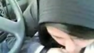 2015-06-05 Arab slut sucking my cock in the car