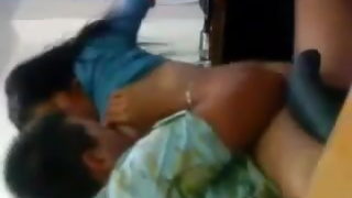 Indian Girl Giving Her Boobs To A Guy For Fun.flv
