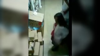 Co-workers fucking in backstore - guy recorded with hiddencam