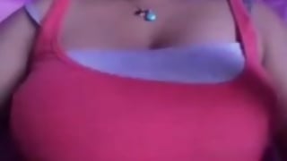 Indian Teen playing with Her Big Boobs on her webcam.flv