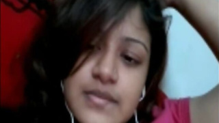 Desi Girl Having Video Chat with her boyfriend