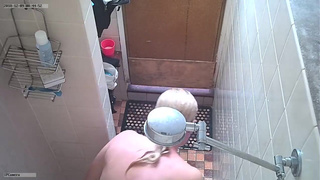 chubby teen in shower