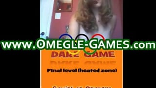 sexy young teen plays omegle game 9