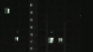 Chinese couple caught fucking through window