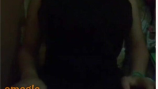 Huge tits in bra on omegle