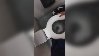 pee drinking meth slut in the toilet