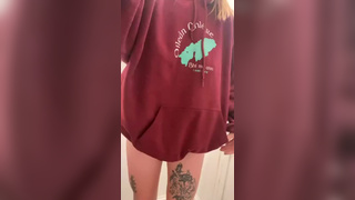 Chubby tatted redhead private titty drop leaked