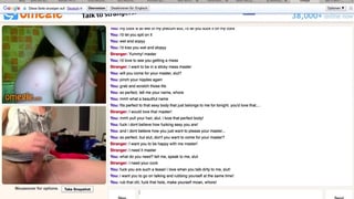 Young girl with master - Omegle