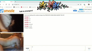 Girl took a mouth full of cum on omegle