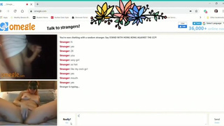 Girl took a mouth full of cum on omegle