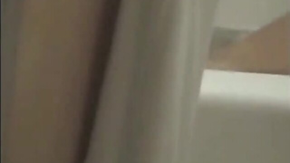 spying on masturbating roommate in bathroom