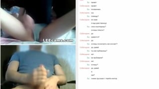 Russian strangers having chat sex