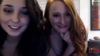 Two Strippers Cum on Cam
