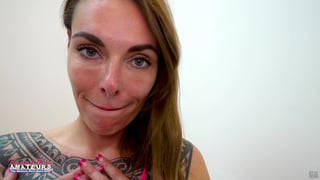 Reluctant Tattooed Milf Agrees To Do Porn