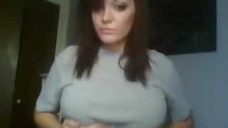 emo girl with huge tits flashes