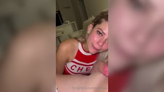 Blonde teen cum swallowing for the first time